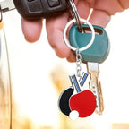 Table Tennis Bat & Ball Keychain – Gift for Ping Pong Fans
