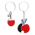 Table Tennis Bat & Ball Keychain – Gift for Ping Pong Fans