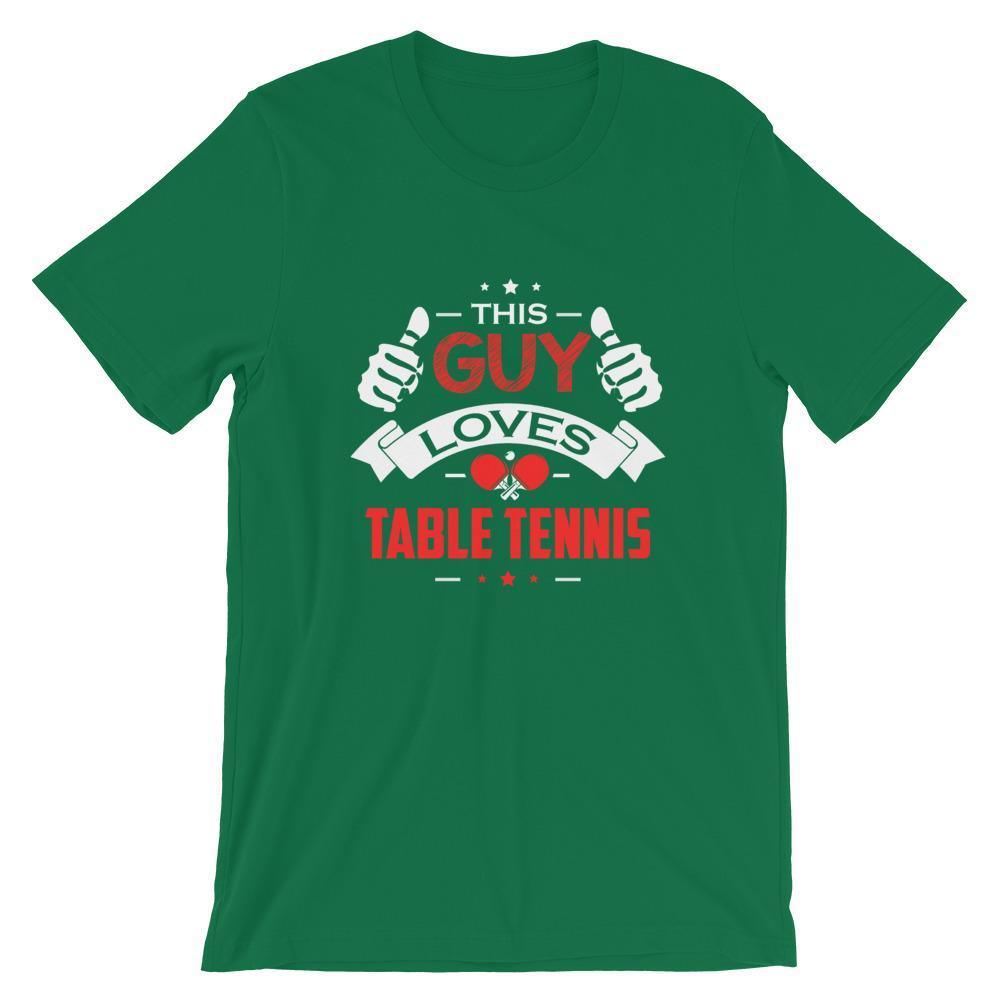 Dieser Typ liebt Tischtennis T-Shirt