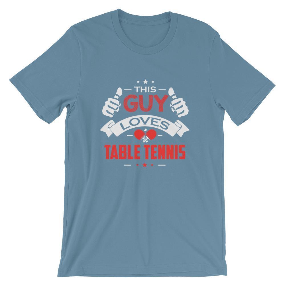 Dieser Typ liebt Tischtennis T-Shirt