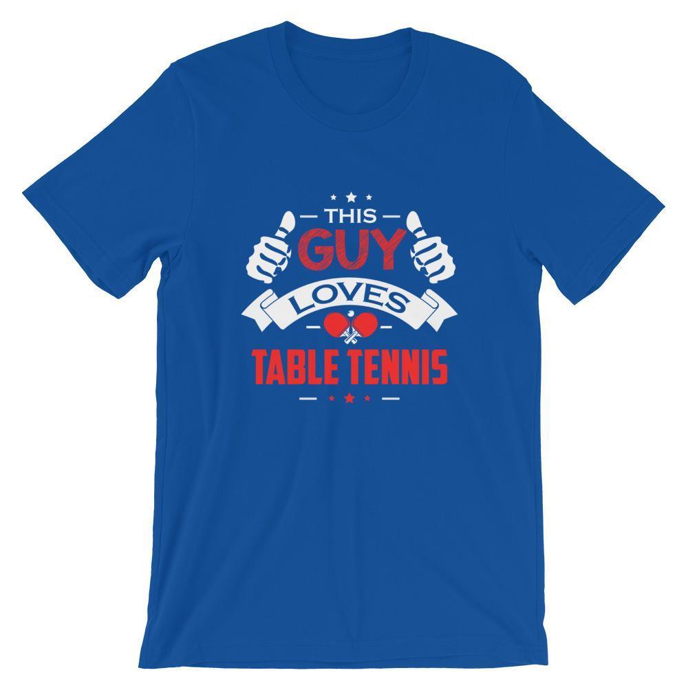 Dieser Typ liebt Tischtennis T-Shirt