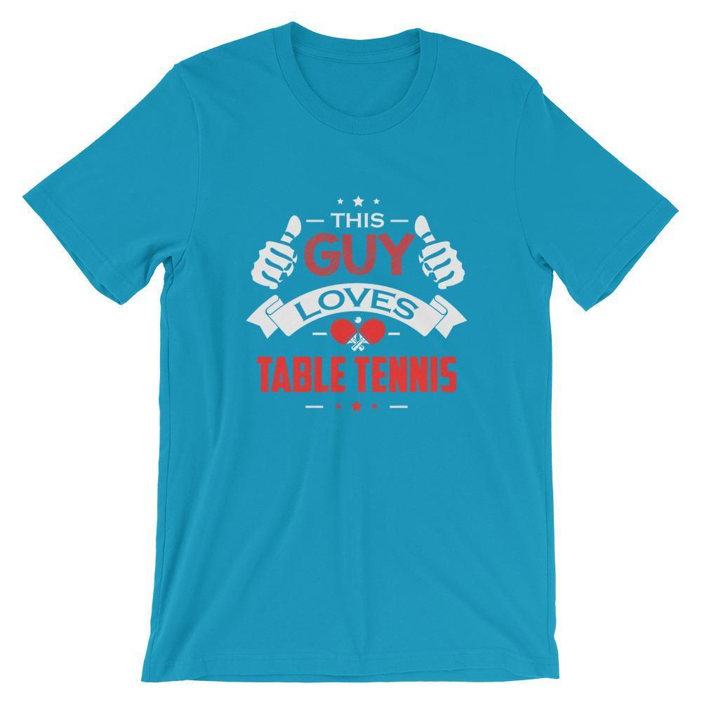 Dieser Typ liebt Tischtennis T-Shirt
