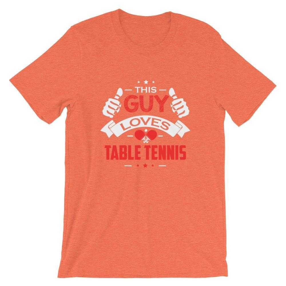Dieser Typ liebt Tischtennis T-Shirt