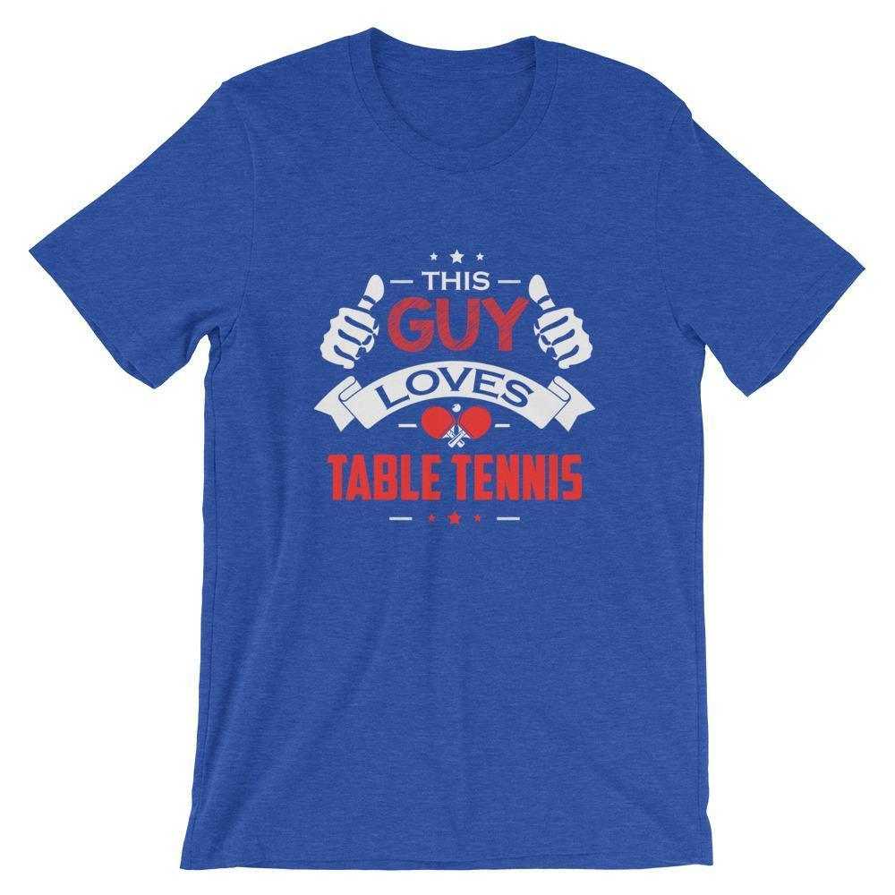 Dieser Typ liebt Tischtennis T-Shirt