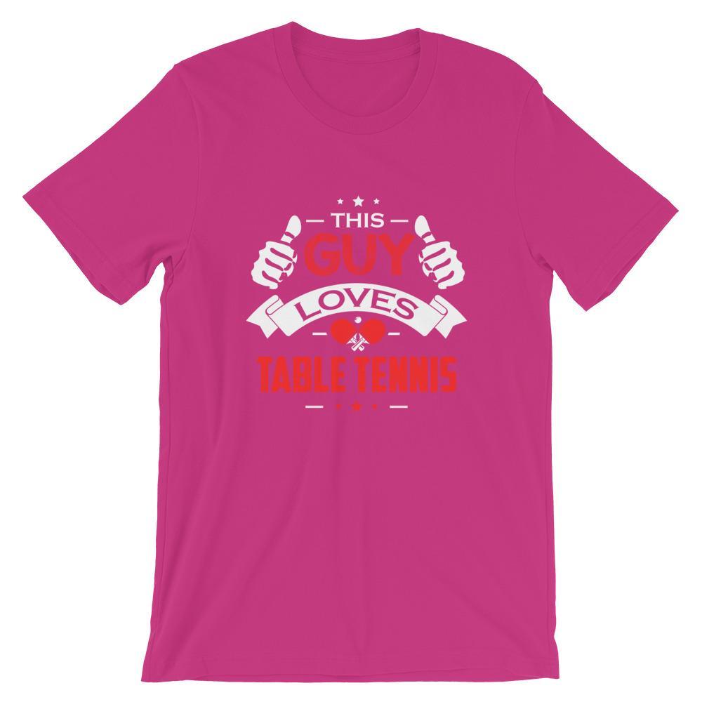 Dieser Typ liebt Tischtennis T-Shirt