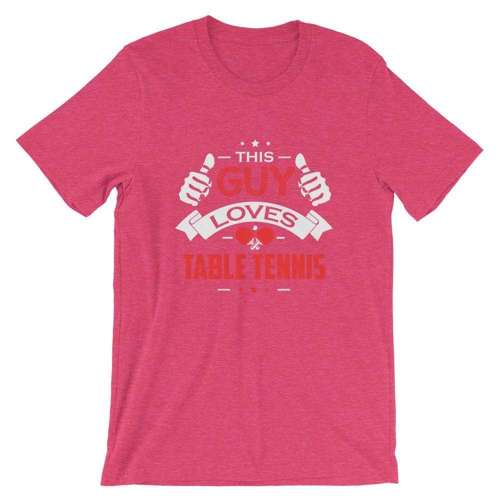 Dieser Typ liebt Tischtennis T-Shirt