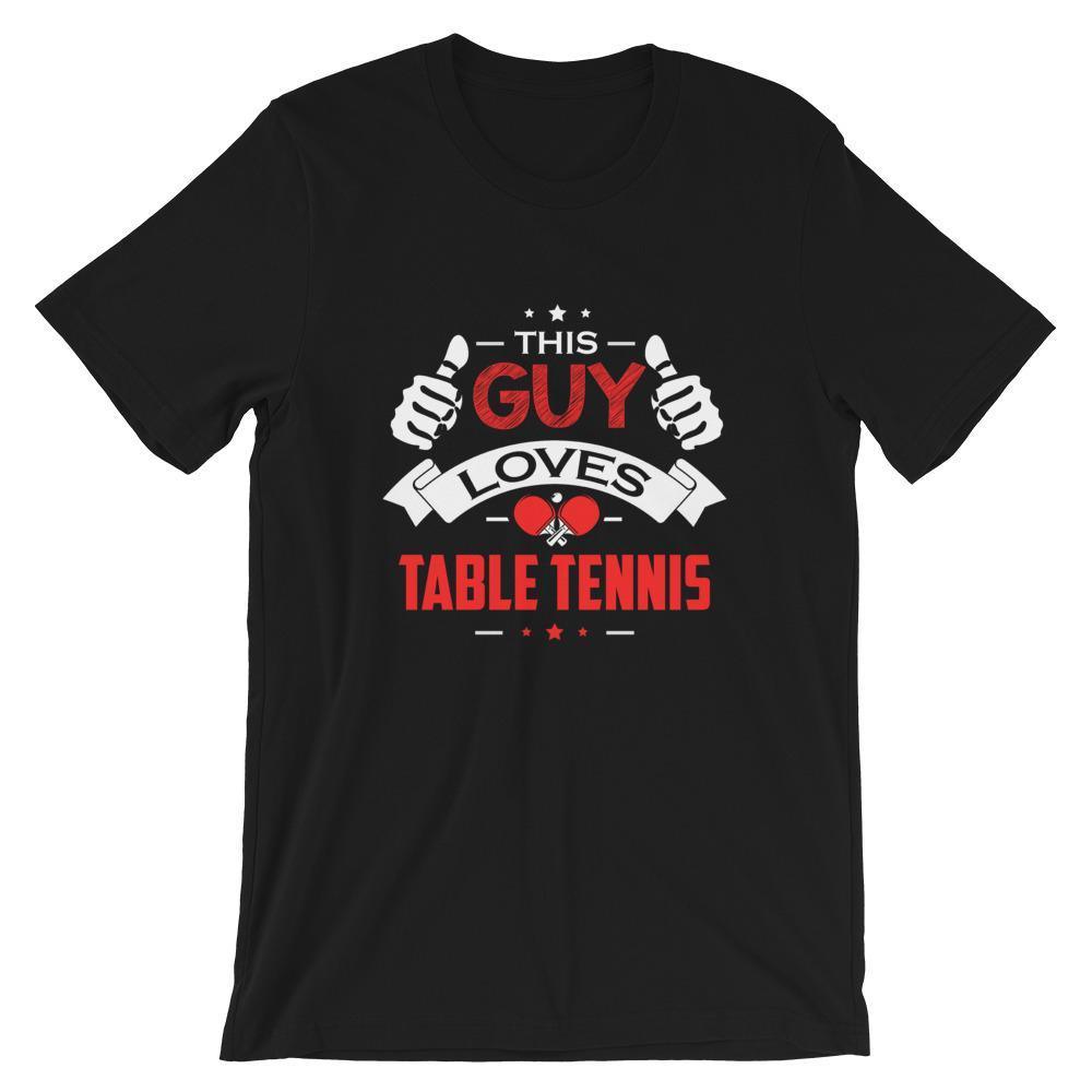 Dieser Typ liebt Tischtennis T-Shirt