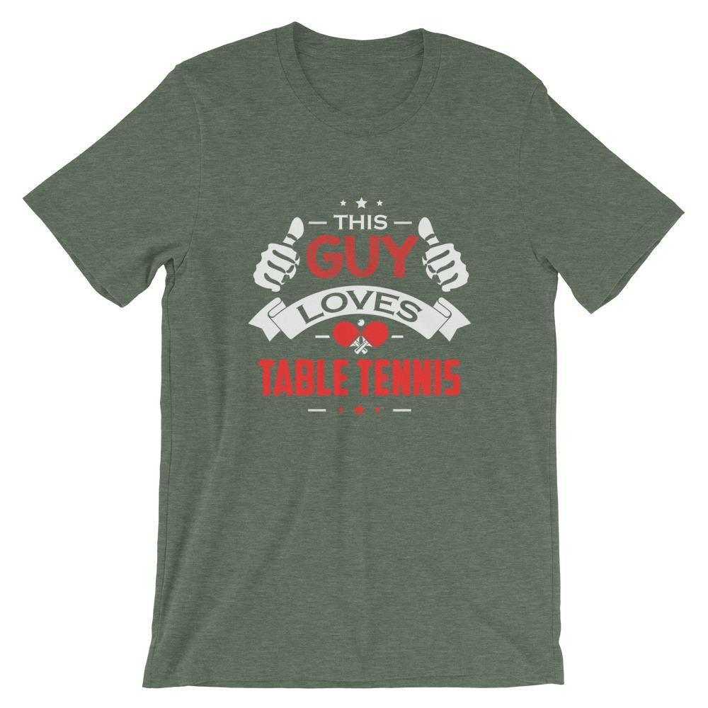 Dieser Typ liebt Tischtennis T-Shirt