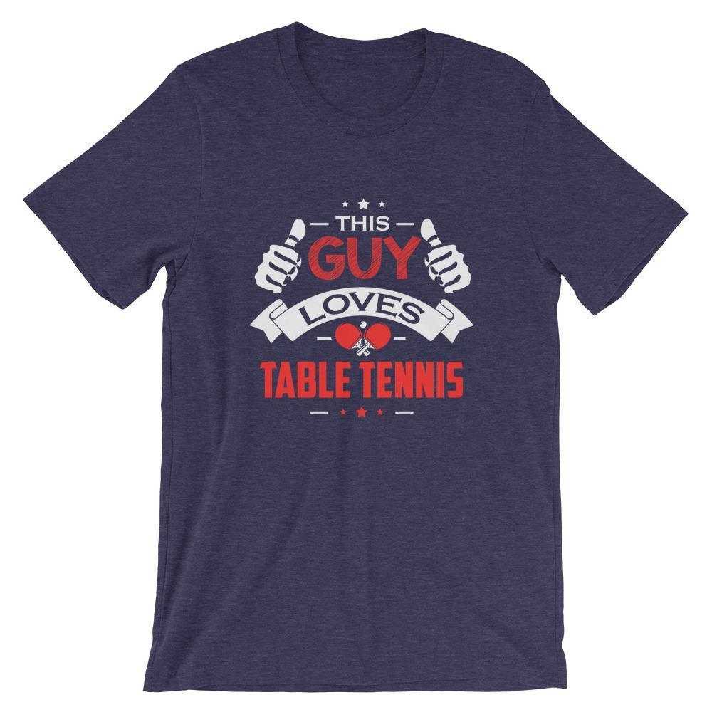 Dieser Typ liebt Tischtennis T-Shirt