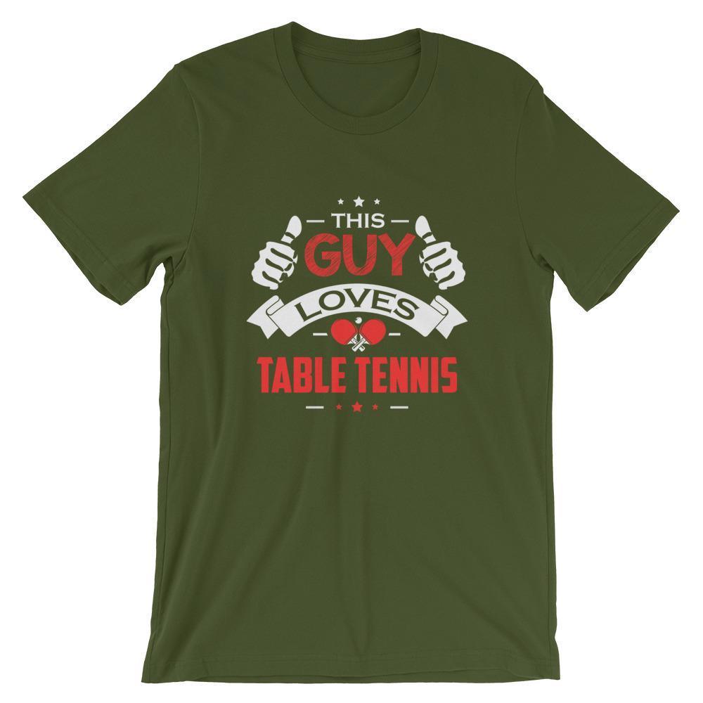 Dieser Typ liebt Tischtennis T-Shirt