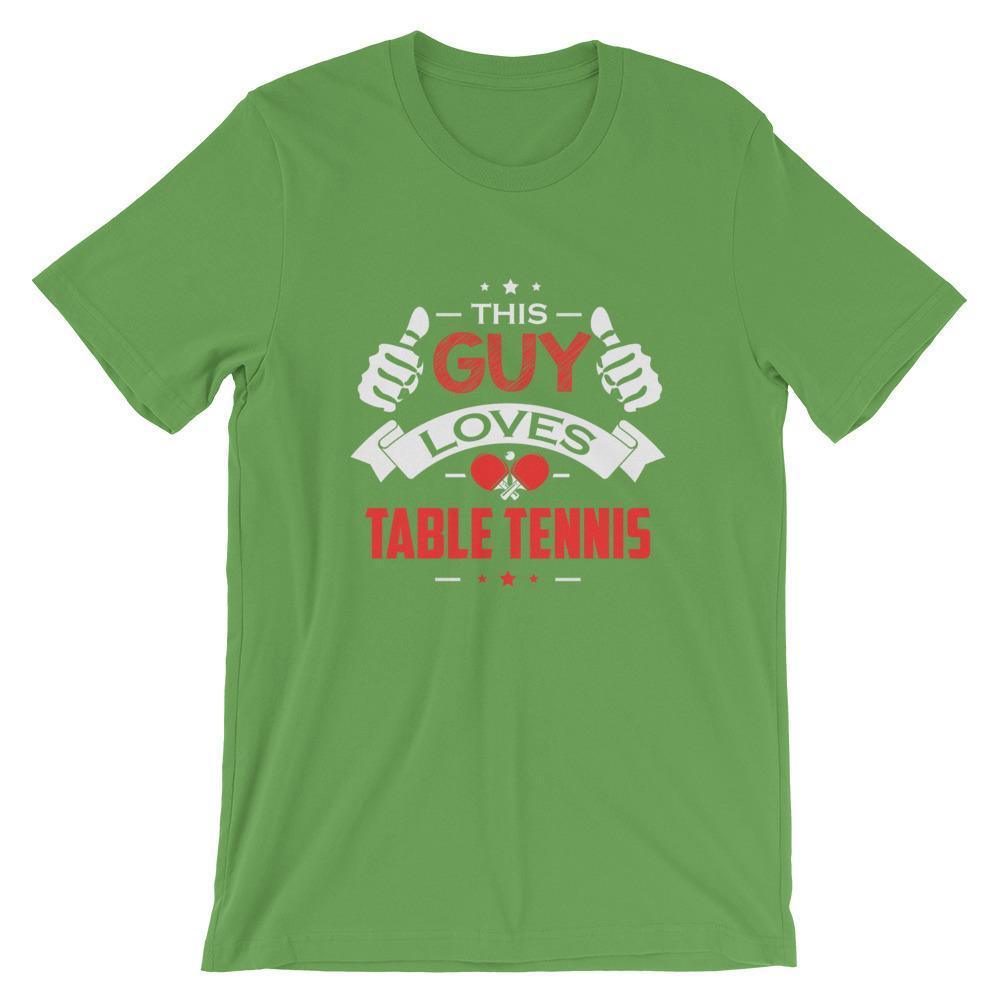 Dieser Typ liebt Tischtennis T-Shirt