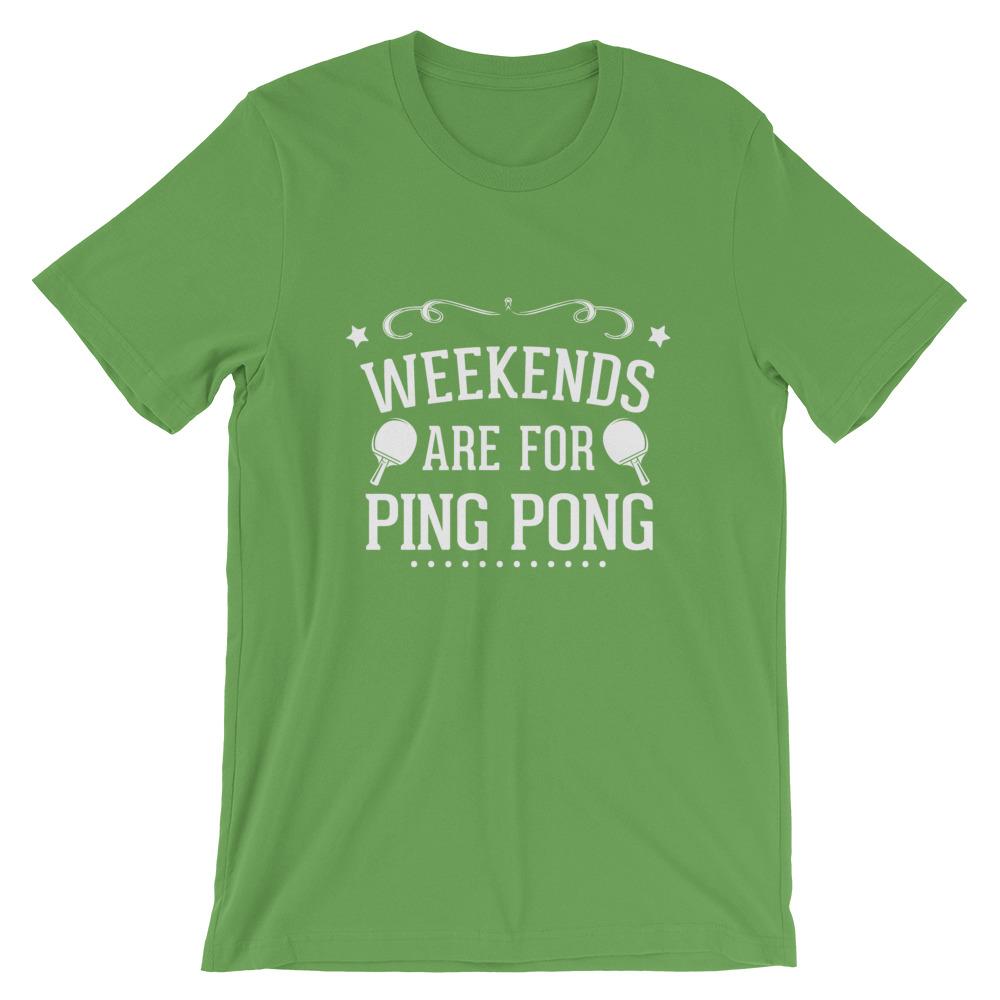 Wochenenden sind zum Tischtennis spielen T-Shirt