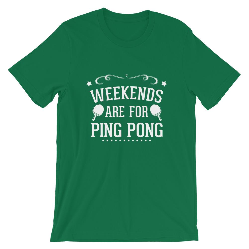 Wochenenden sind zum Tischtennis spielen T-Shirt