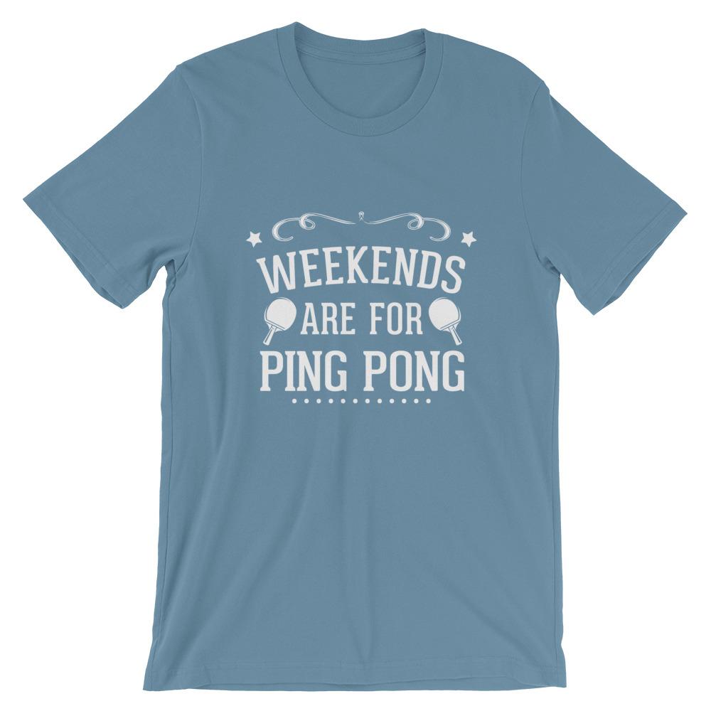 Wochenenden sind zum Tischtennis spielen T-Shirt