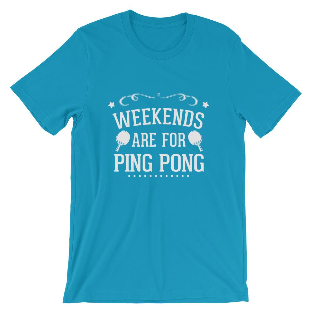 Wochenenden sind zum Tischtennis spielen T-Shirt