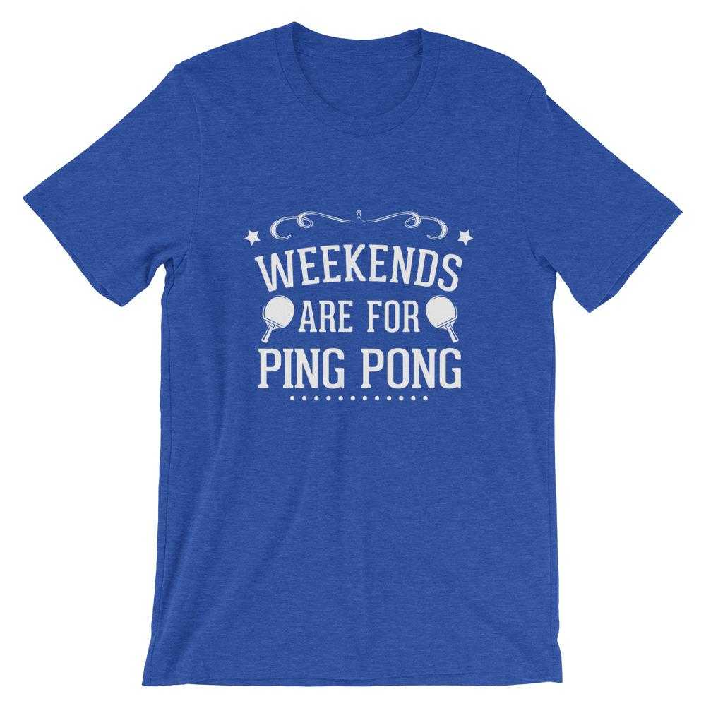 Wochenenden sind zum Tischtennis spielen T-Shirt