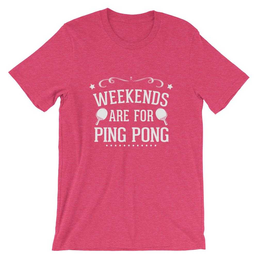 Wochenenden sind zum Tischtennis spielen T-Shirt