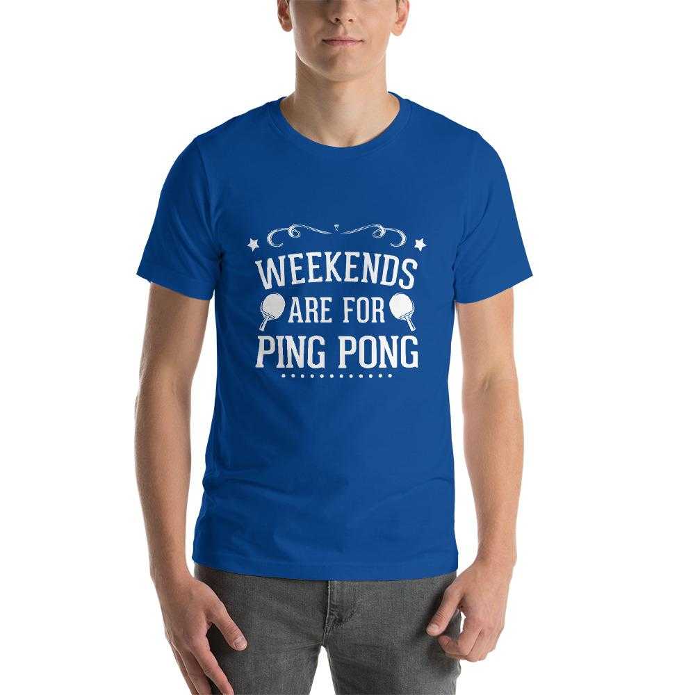 Wochenenden sind zum Tischtennis spielen T-Shirt
