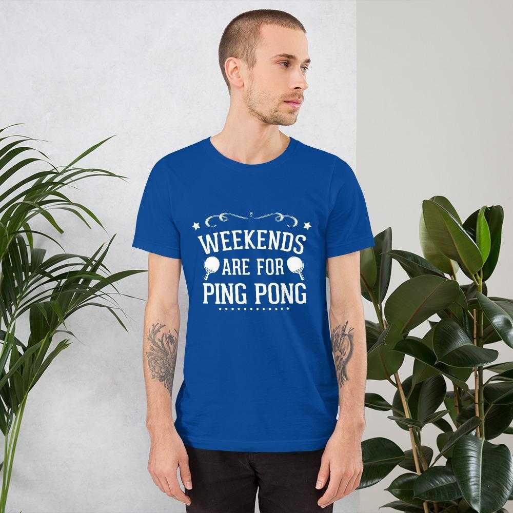 Wochenenden sind zum Tischtennis spielen T-Shirt