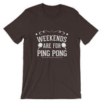 Wochenenden sind zum Tischtennis spielen T-Shirt