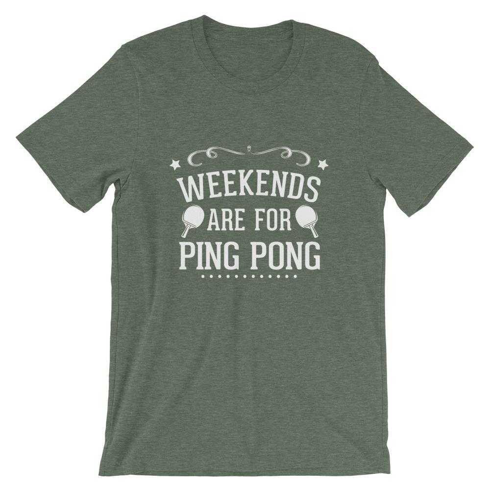 Wochenenden sind zum Tischtennis spielen T-Shirt