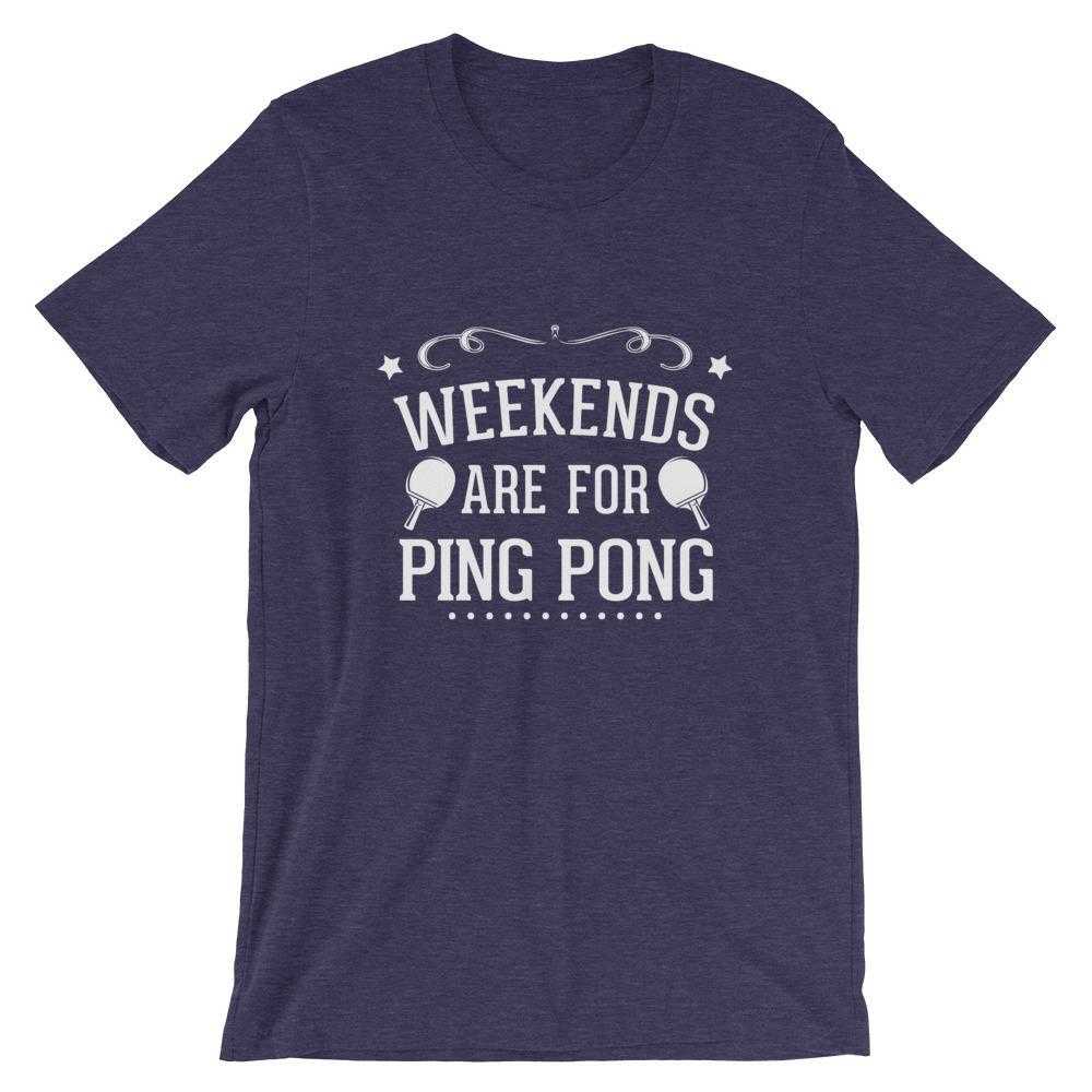 Wochenenden sind zum Tischtennis spielen T-Shirt