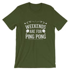 Wochenenden sind zum Tischtennis spielen T-Shirt