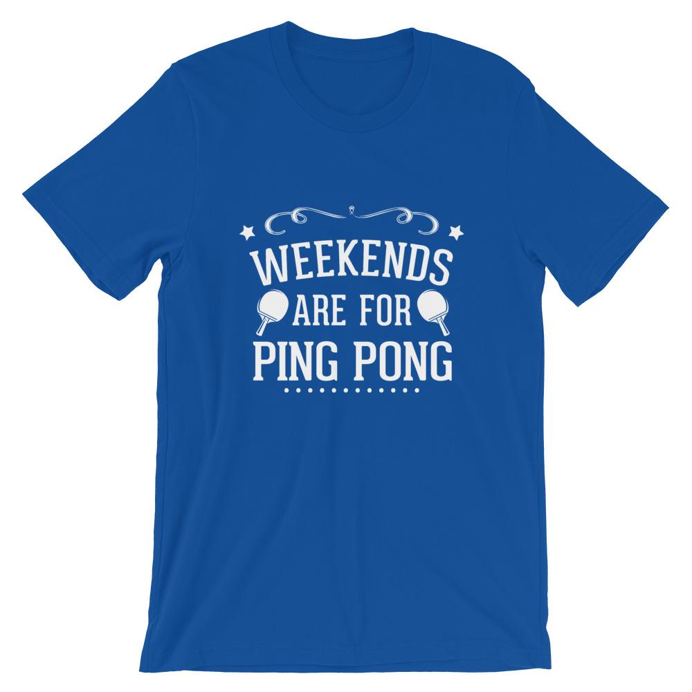 Wochenenden sind zum Tischtennis spielen T-Shirt