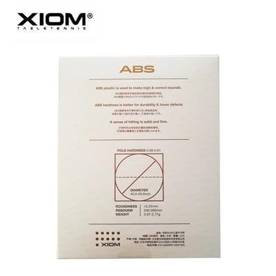 XIOM Latest OZA 3-Star Table Tennis Balls (Pack of 12)