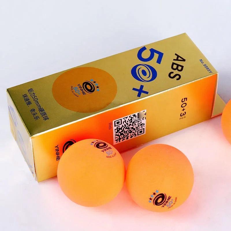 YINHE 50+mm Oversized ABS+ Seamed 5-Star Table Tennis Balls (Orange)