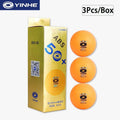YINHE 50+mm Oversized ABS+ Seamed 5-Star Table Tennis Balls (Orange)