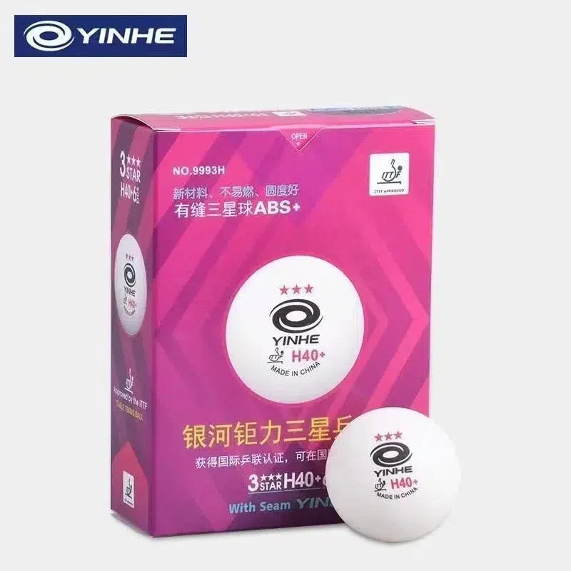 Yinhe H40+ 3-Star Table Tennis Balls with Seams