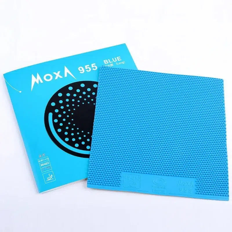Caoutchouc de Tennis de Table à Longs Picots Yinhe Moxa 955 Vert/Bleu